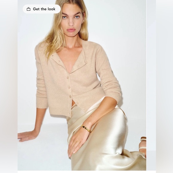 Reformation Sweaters - Reformation Clara Cashmere Crew Cardigan